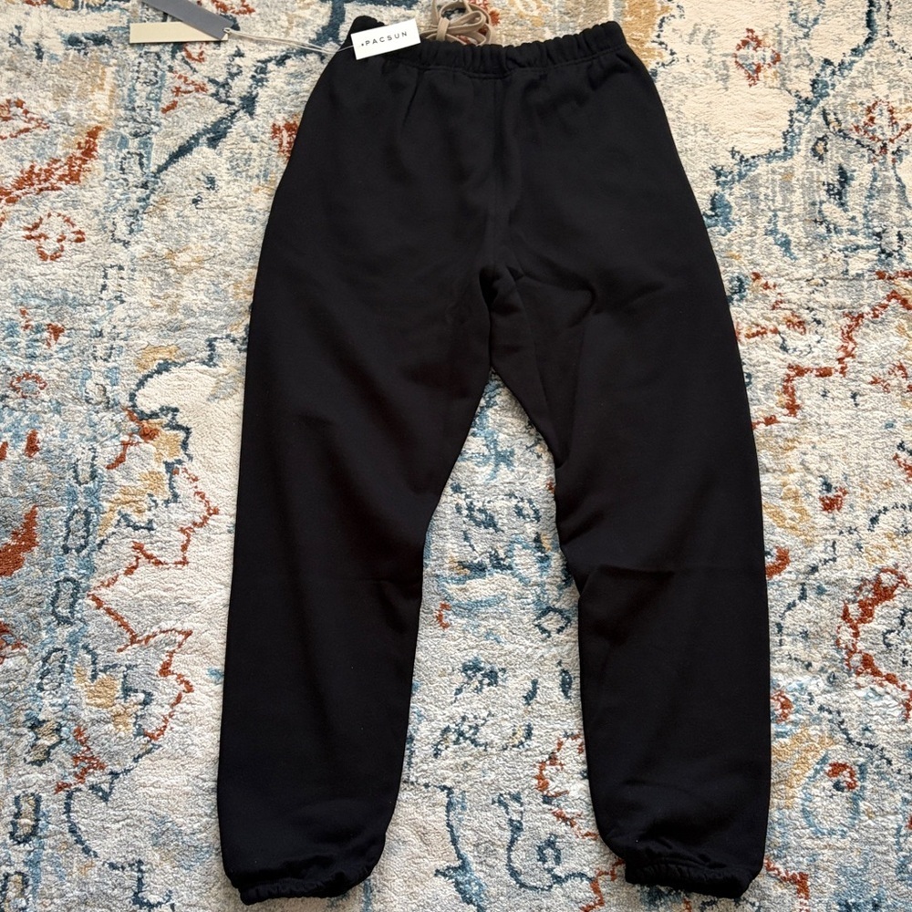 Essentials Fear of god Sweatpants black Drawstring size M - Picture 4 of 6
